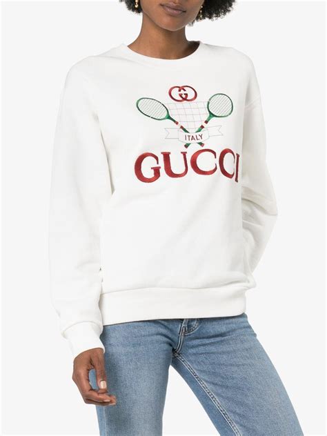 gucci colorful sweater|gucci sweatshirt women's.